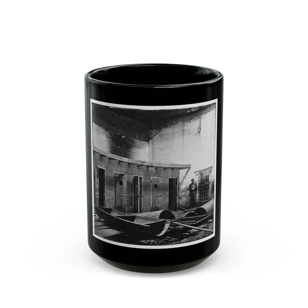 Alexandria, Virginia. Slave Pen. Interior View 002 (U.S. Civil War) Black Coffee Mug 15oz - Go Mug Yourself