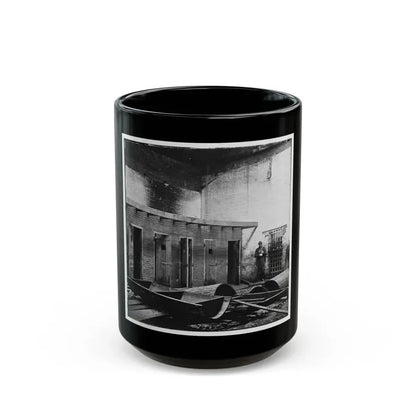 Alexandria, Virginia. Slave Pen. Interior View 002 (U.S. Civil War) Black Coffee Mug 15oz - Go Mug Yourself