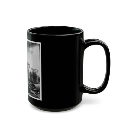 Alexandria, Virginia. Slave Pen. Interior View 002 (U.S. Civil War) Black Coffee Mug - Go Mug Yourself