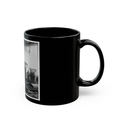 Alexandria, Virginia. Slave Pen. Interior View 002 (U.S. Civil War) Black Coffee Mug - Go Mug Yourself