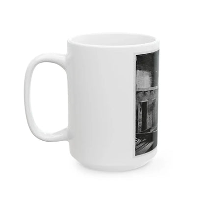 Alexandria, Virginia. Slave Pen. Interior View 002 (U.S. Civil War) White Coffee Mug - Go Mug Yourself