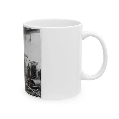 Alexandria, Virginia. Slave Pen. Interior View 002 (U.S. Civil War) White Coffee Mug - Go Mug Yourself