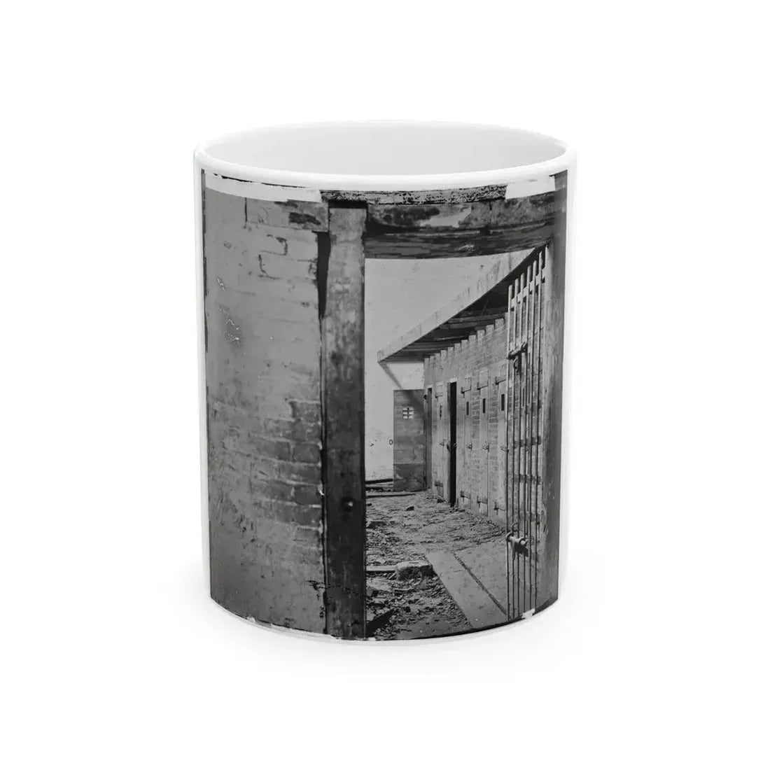 Alexandria, Virginia. Slave Pen. Interior View (U.S. Civil War) White Coffee Mug 11oz - Go Mug Yourself