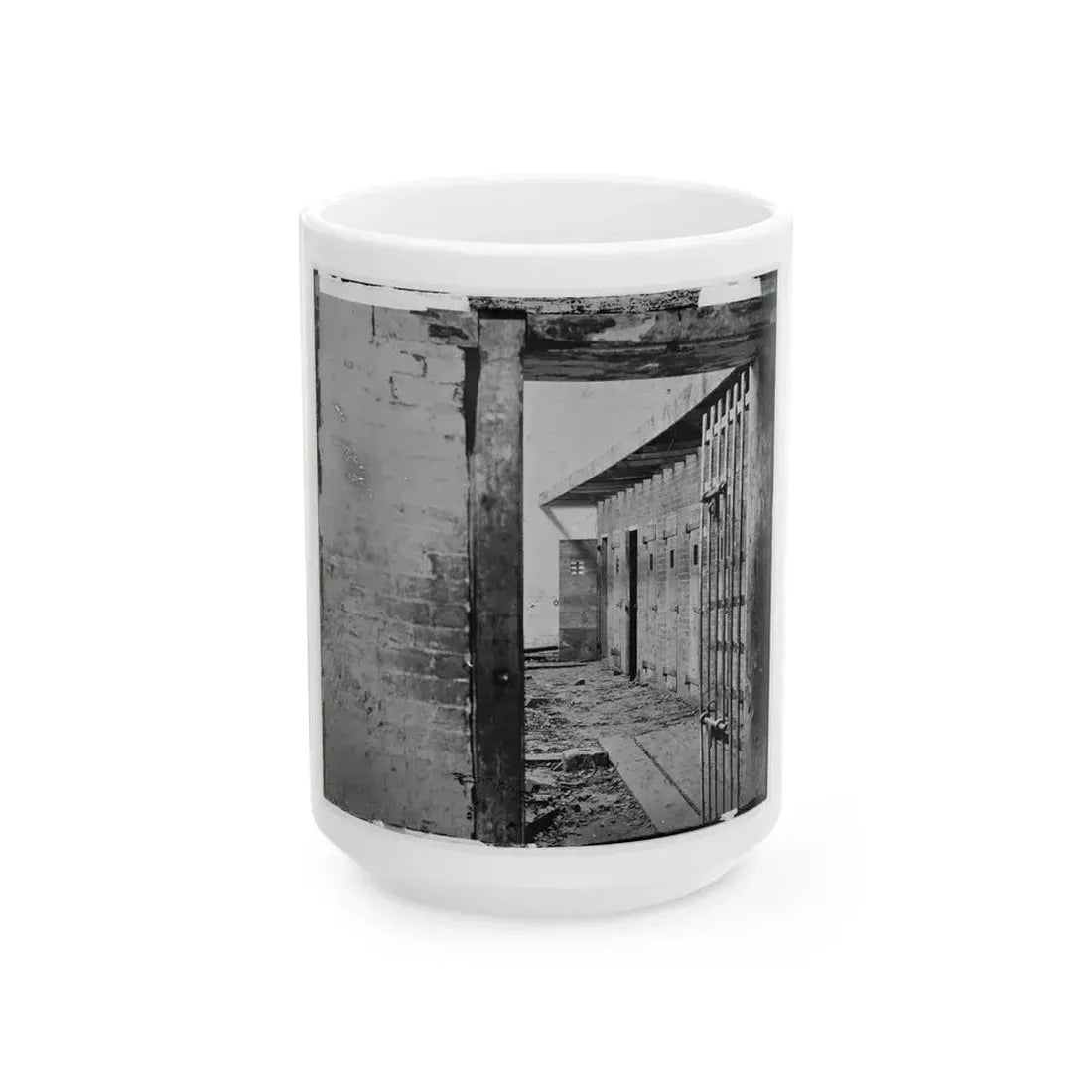 Alexandria, Virginia. Slave Pen. Interior View (U.S. Civil War) White Coffee Mug 15oz - Go Mug Yourself