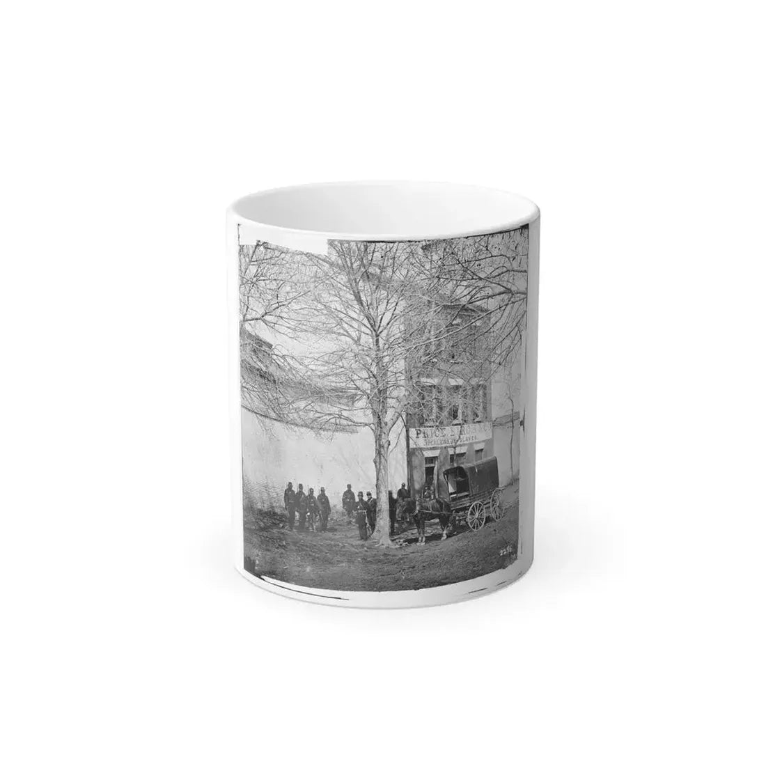 Alexandria, Virginia. Slave Pen. (Price, Birch & Co. Dealers in Slaves) (U.S. Civil War) Color Changing Coffee Mug 11oz - Go Mug Yourself