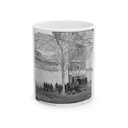 Alexandria, Virginia. Slave Pen. (Price, Birch & Co. Dealers In Slaves) (U.S. Civil War) White Coffee Mug 11oz - Go Mug Yourself