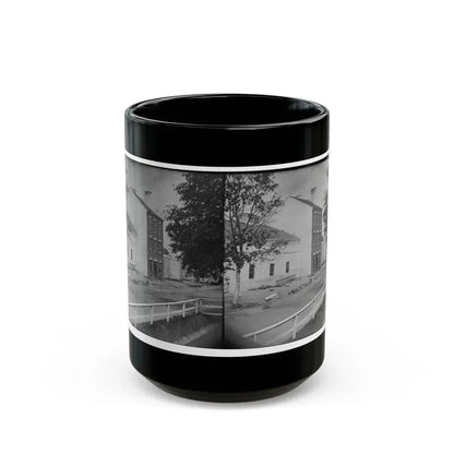 Alexandria, Virginia. Slave Pen. (Price, Birch & Company Dealers In Slaves) (U.S. Civil War) Black Coffee Mug 15oz - Go Mug Yourself