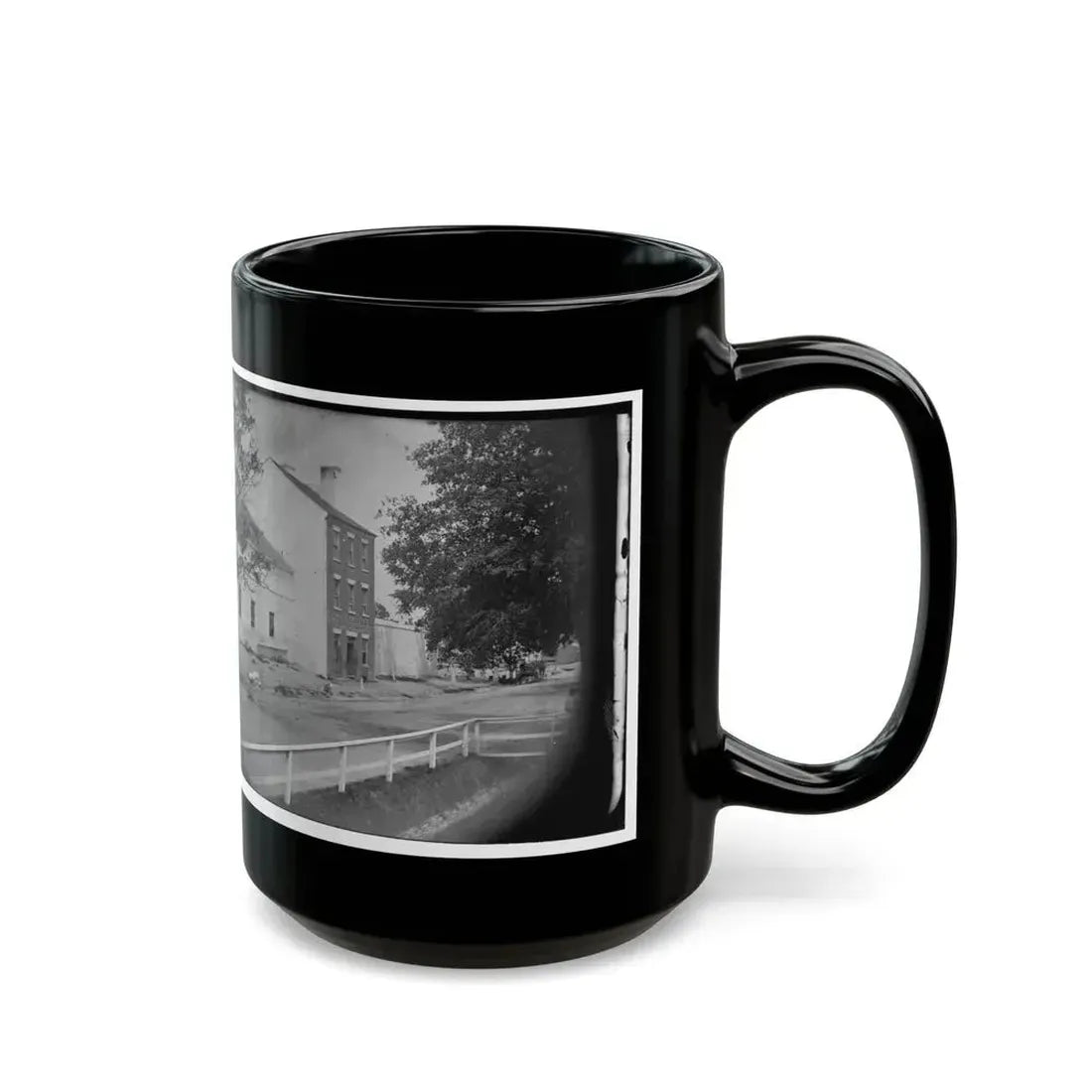 Alexandria, Virginia. Slave Pen. (Price, Birch & Company Dealers In Slaves) (U.S. Civil War) Black Coffee Mug - Go Mug Yourself