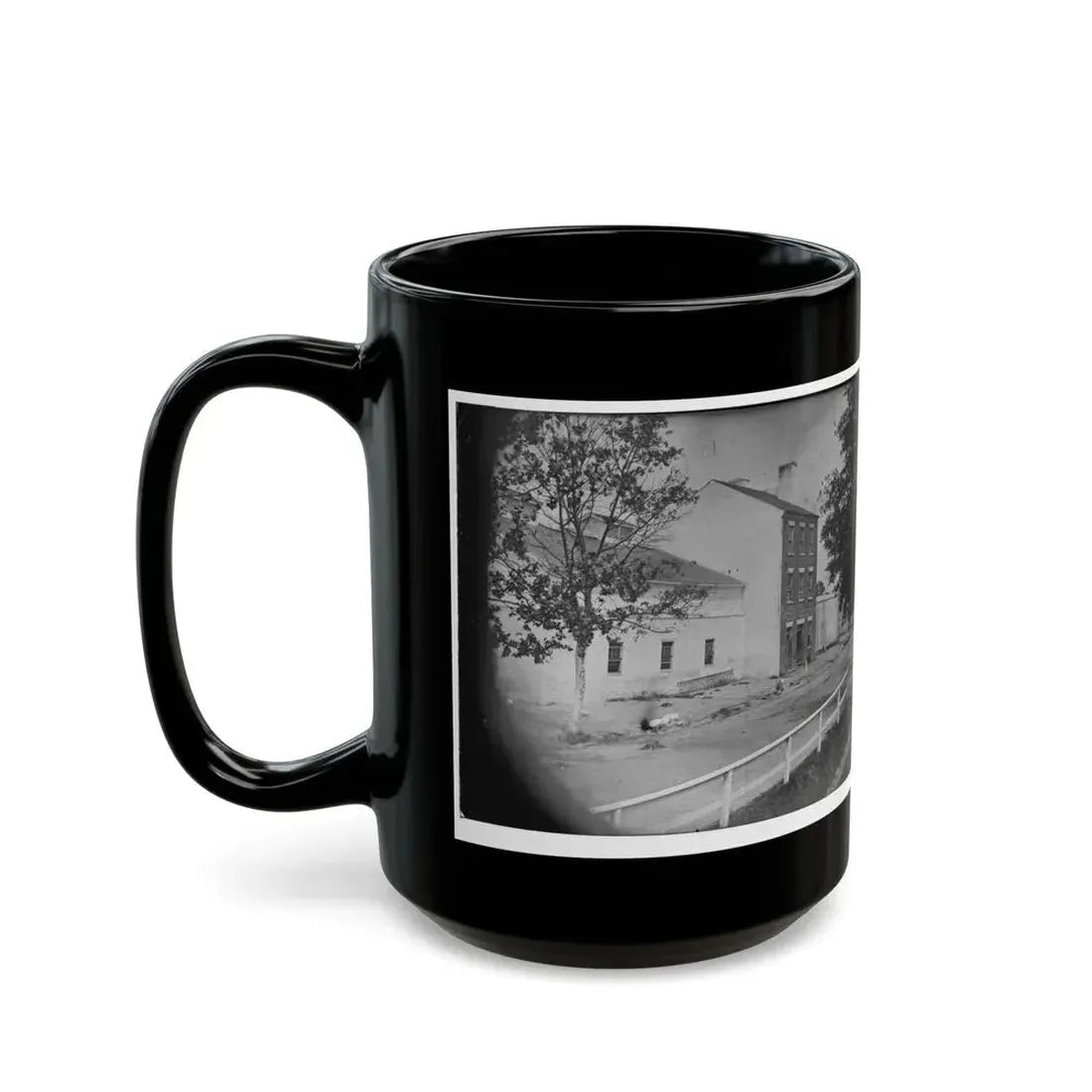 Alexandria, Virginia. Slave Pen. (Price, Birch & Company Dealers In Slaves) (U.S. Civil War) Black Coffee Mug - Go Mug Yourself
