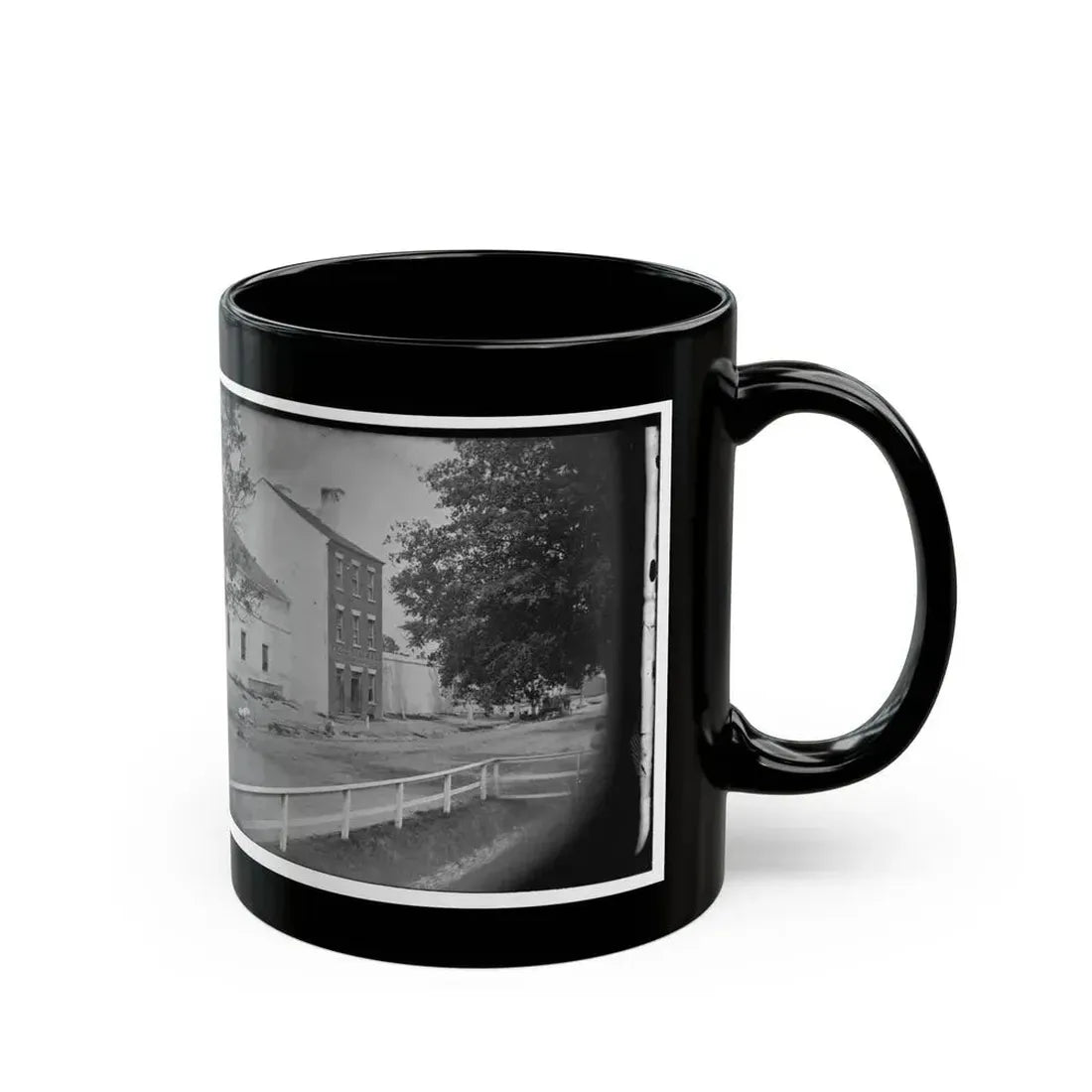 Alexandria, Virginia. Slave Pen. (Price, Birch & Company Dealers In Slaves) (U.S. Civil War) Black Coffee Mug - Go Mug Yourself