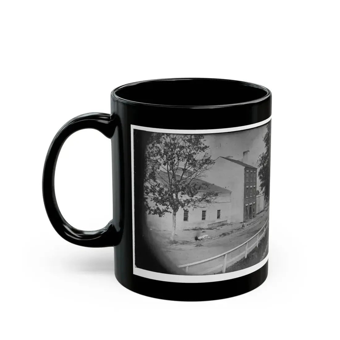 Alexandria, Virginia. Slave Pen. (Price, Birch & Company Dealers In Slaves) (U.S. Civil War) Black Coffee Mug - Go Mug Yourself