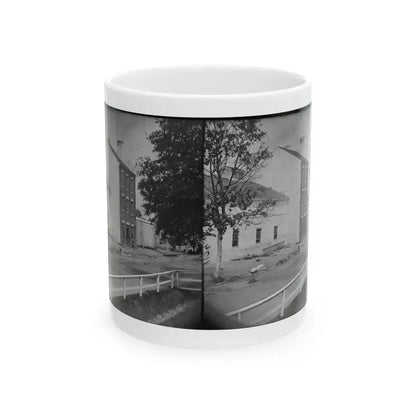Alexandria, Virginia. Slave Pen. (Price, Birch & Company Dealers In Slaves) (U.S. Civil War) White Coffee Mug 11oz - Go Mug Yourself