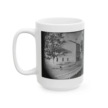 Alexandria, Virginia. Slave Pen. (Price, Birch & Company Dealers In Slaves) (U.S. Civil War) White Coffee Mug - Go Mug Yourself