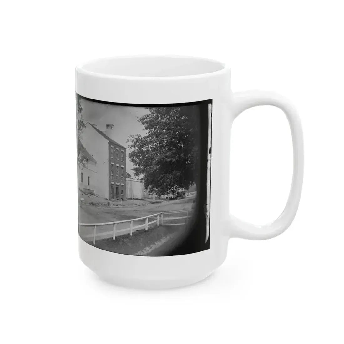 Alexandria, Virginia. Slave Pen. (Price, Birch & Company Dealers In Slaves) (U.S. Civil War) White Coffee Mug - Go Mug Yourself