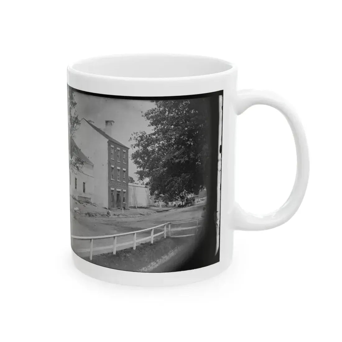 Alexandria, Virginia. Slave Pen. (Price, Birch & Company Dealers In Slaves) (U.S. Civil War) White Coffee Mug - Go Mug Yourself