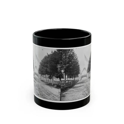 Alexandria, Virginia. Soldier's Cemetery. (U.S. Civil War) Black Coffee Mug 11oz - Go Mug Yourself