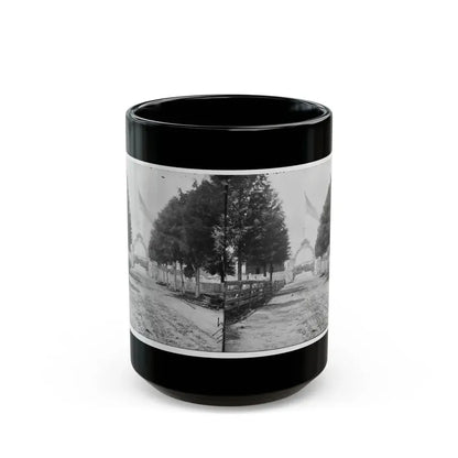 Alexandria, Virginia. Soldier's Cemetery. (U.S. Civil War) Black Coffee Mug 15oz - Go Mug Yourself