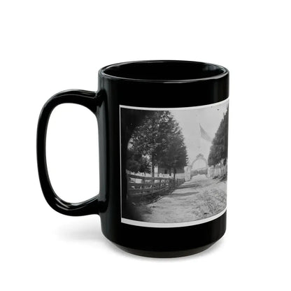 Alexandria, Virginia. Soldier's Cemetery. (U.S. Civil War) Black Coffee Mug - Go Mug Yourself