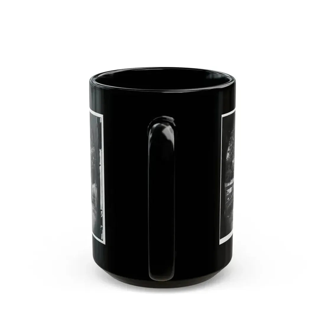 Alexandria, Virginia. Soldier's Cemetery. (U.S. Civil War) Black Coffee Mug - Go Mug Yourself