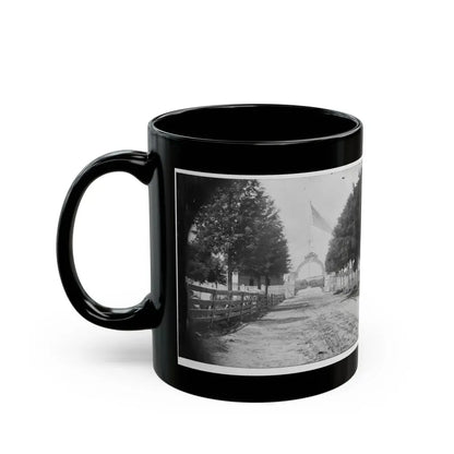Alexandria, Virginia. Soldier's Cemetery. (U.S. Civil War) Black Coffee Mug - Go Mug Yourself