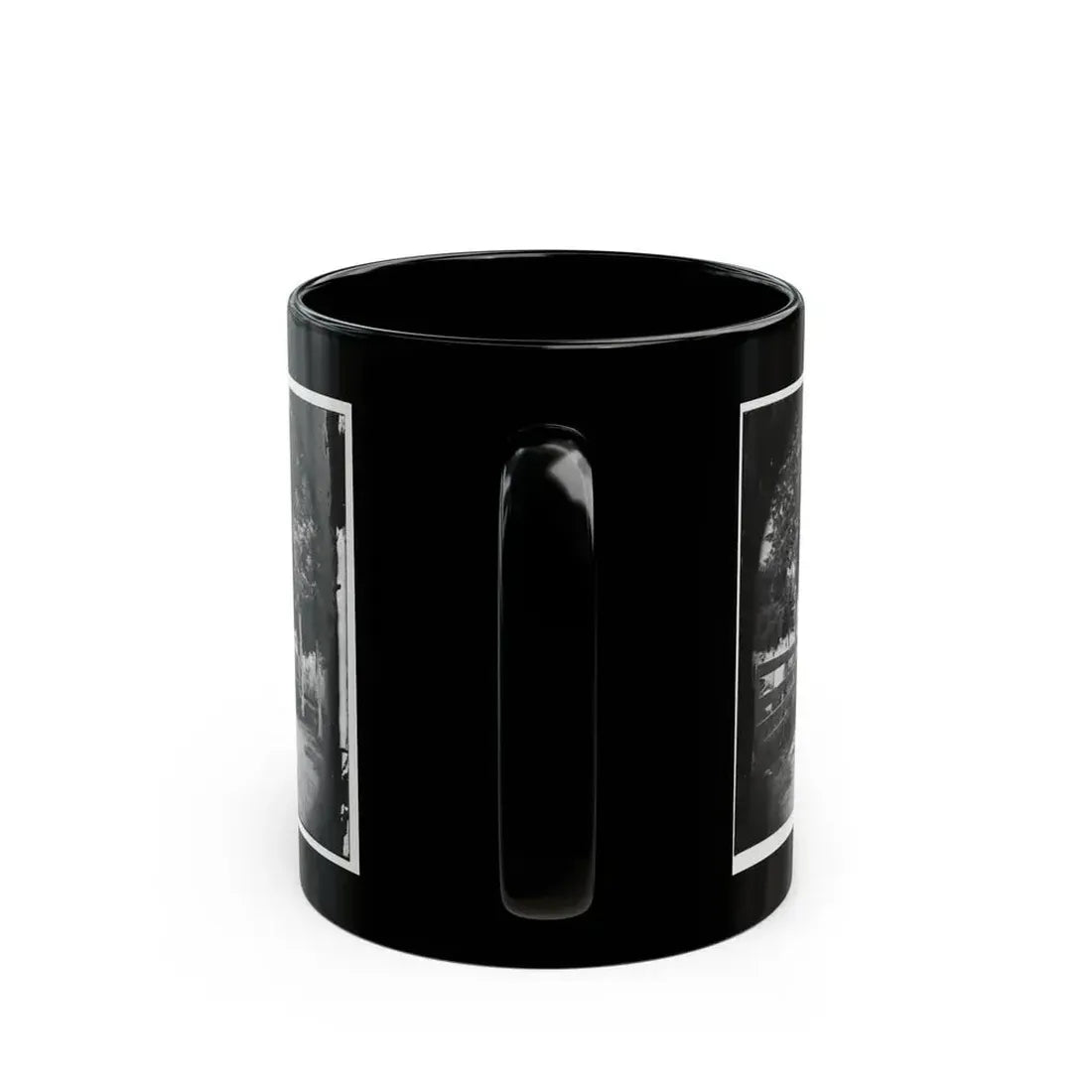 Alexandria, Virginia. Soldier's Cemetery. (U.S. Civil War) Black Coffee Mug - Go Mug Yourself