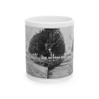 Alexandria, Virginia. Soldier's Cemetery. (U.S. Civil War) White Coffee Mug 11oz - Go Mug Yourself
