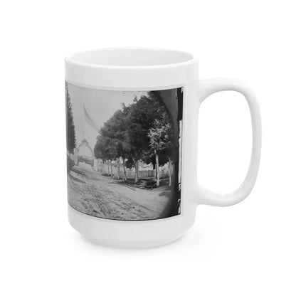 Alexandria, Virginia. Soldier's Cemetery. (U.S. Civil War) White Coffee Mug - Go Mug Yourself