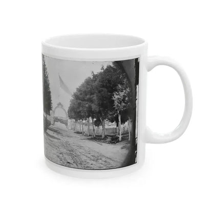 Alexandria, Virginia. Soldier's Cemetery. (U.S. Civil War) White Coffee Mug - Go Mug Yourself