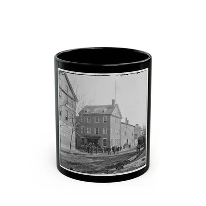 Alexandria, Virginia. The Marshall House, King & Pitt Streets (U.S. Civil War) Black Coffee Mug 11oz - Go Mug Yourself