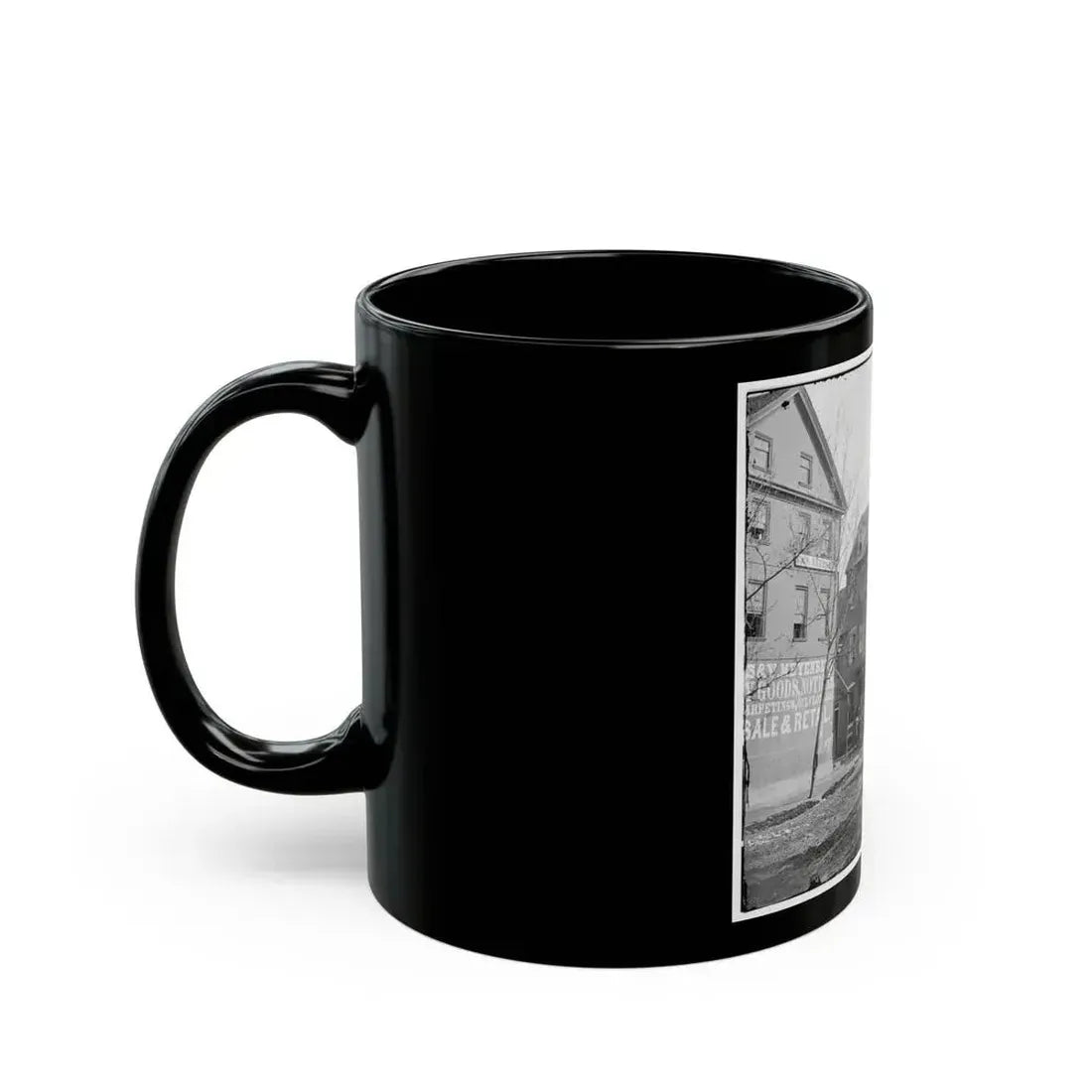 Alexandria, Virginia. The Marshall House, King & Pitt Streets (U.S. Civil War) Black Coffee Mug - Go Mug Yourself