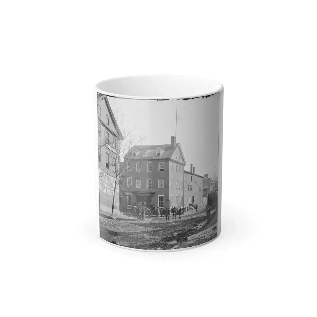 Alexandria, Virginia. The Marshall House, King & Pitt Streets (U.S. Civil War) Color Changing Coffee Mug 11oz Default Title 11oz - Go Mug Yourself