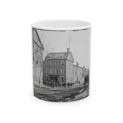 Alexandria, Virginia. The Marshall House, King & Pitt Streets (U.S. Civil War) White Coffee Mug 11oz - Go Mug Yourself