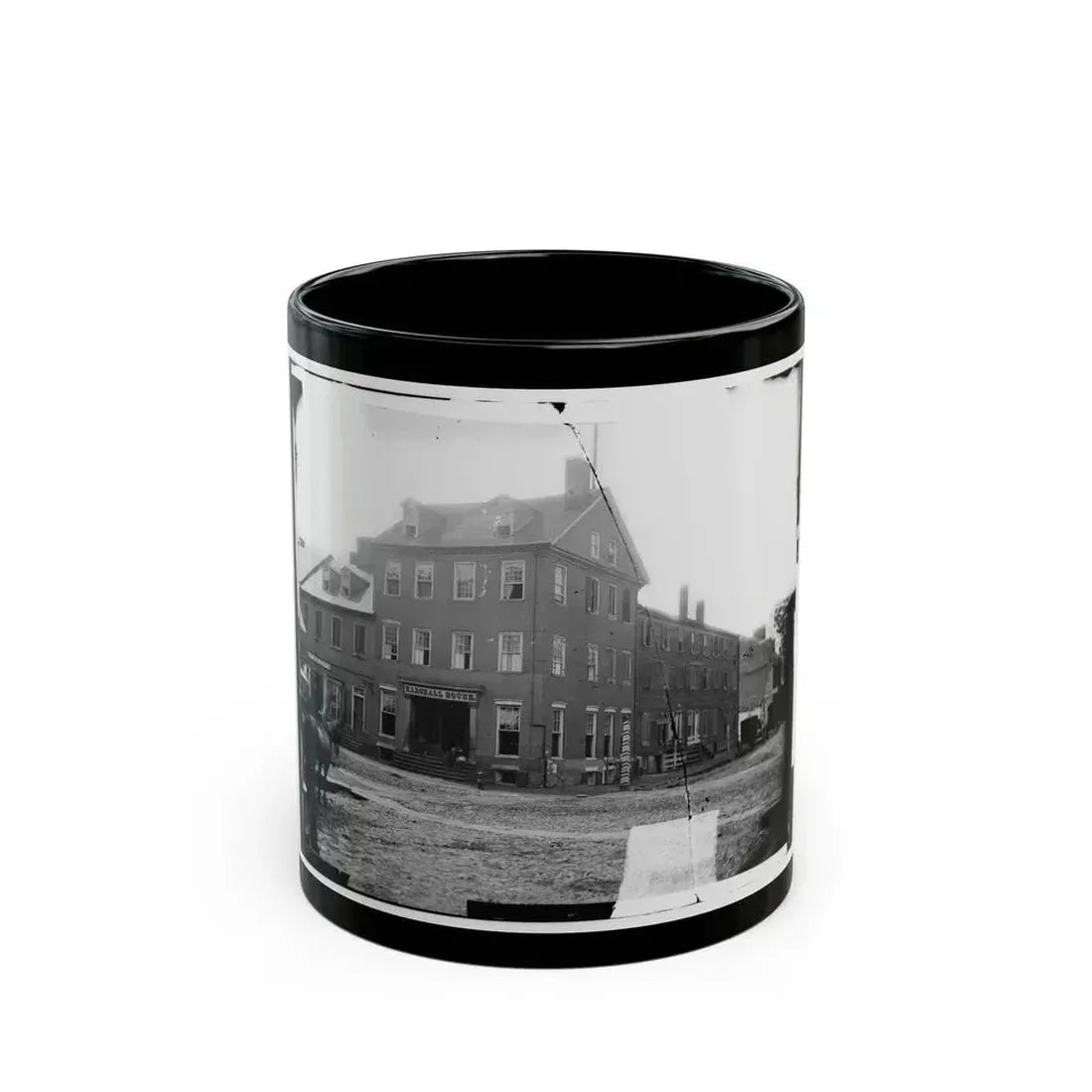 Alexandria, Virginia. The Marshall House (U.S. Civil War) Black Coffee Mug 11oz - Go Mug Yourself