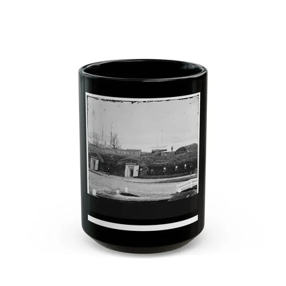 Alexandria, Virginia (Vicinity). Battery Rodgers Overlooking The Potomac Near Jones' Point (U.S. Civil War) Black Coffee Mug 15oz - Go Mug Yourself