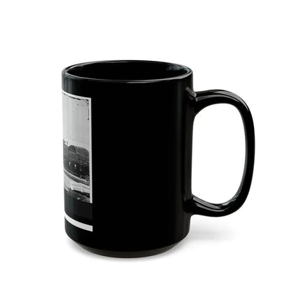 Alexandria, Virginia (Vicinity). Battery Rodgers Overlooking The Potomac Near Jones' Point (U.S. Civil War) Black Coffee Mug - Go Mug Yourself