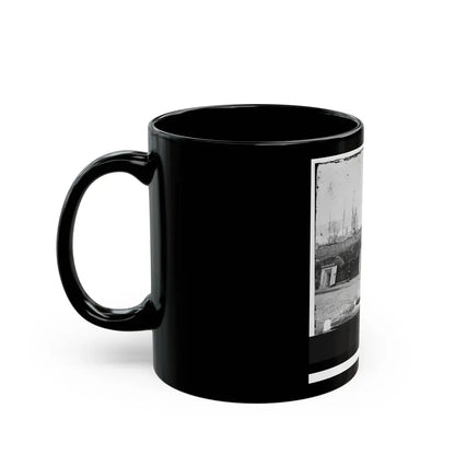 Alexandria, Virginia (Vicinity). Battery Rodgers Overlooking The Potomac Near Jones' Point (U.S. Civil War) Black Coffee Mug - Go Mug Yourself