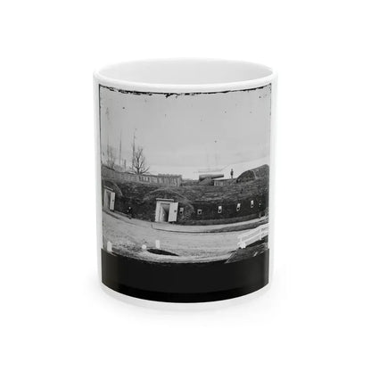 Alexandria, Virginia (Vicinity). Battery Rodgers Overlooking The Potomac Near Jones' Point (U.S. Civil War) White Coffee Mug 11oz - Go Mug Yourself