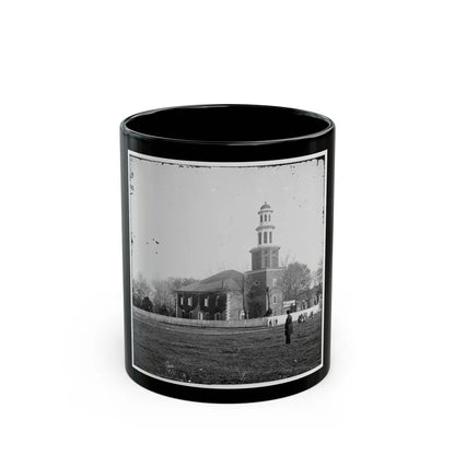 Alexandria, Virginia. Christ Church (U.S. Civil War) Black Coffee Mug-11oz-Go Mug Yourself