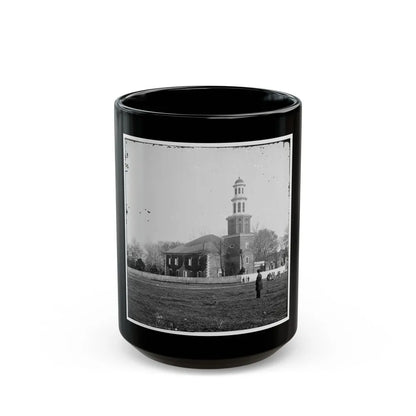 Alexandria, Virginia. Christ Church (U.S. Civil War) Black Coffee Mug-15oz-Go Mug Yourself