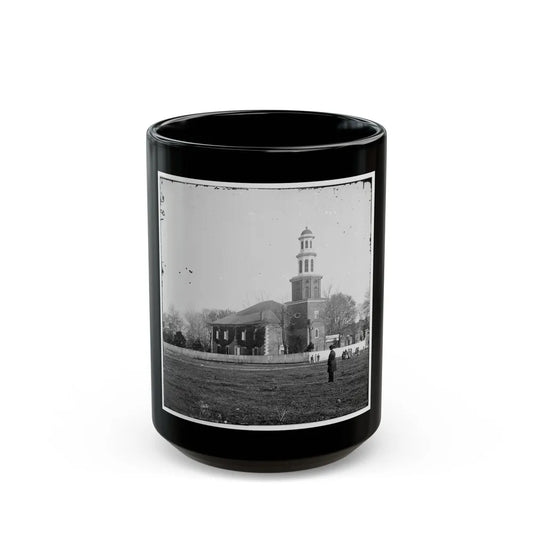 Alexandria, Virginia. Christ Church (U.S. Civil War) Black Coffee Mug-15oz-Go Mug Yourself