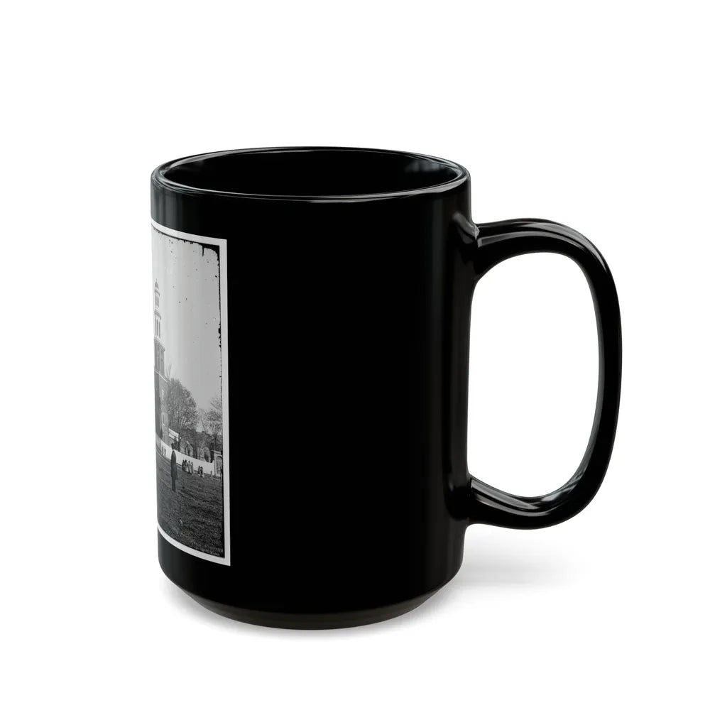 Alexandria, Virginia. Christ Church (U.S. Civil War) Black Coffee Mug-Go Mug Yourself