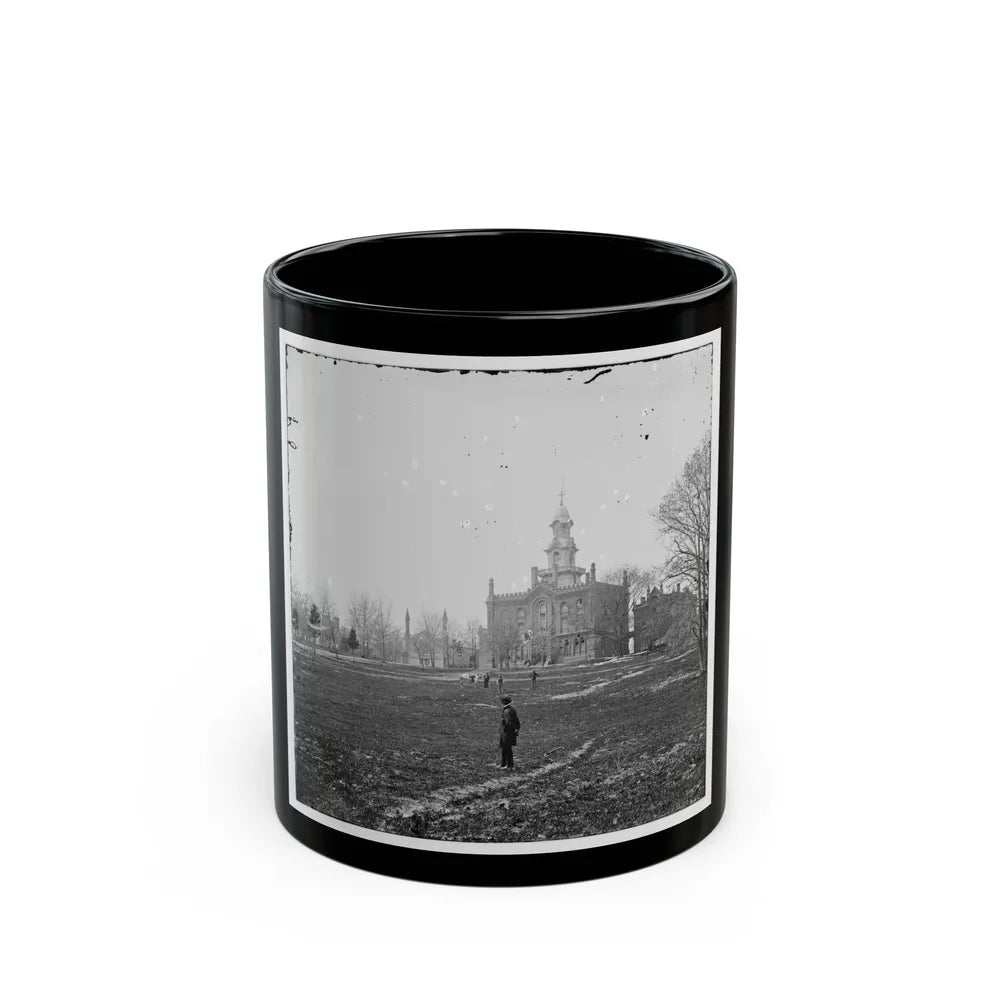 Alexandria, Virginia. Episcopal Seminary (U.S. Civil War) Black Coffee Mug-11oz-Go Mug Yourself