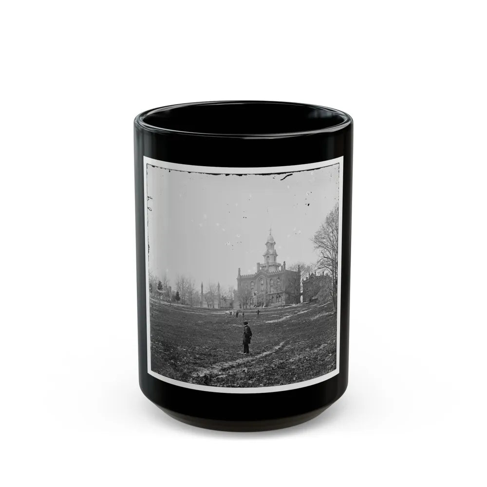 Alexandria, Virginia. Episcopal Seminary (U.S. Civil War) Black Coffee Mug-15oz-Go Mug Yourself