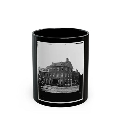 Alexandria, Virginia. Marshall House (U.S. Civil War) Black Coffee Mug-11oz-Go Mug Yourself