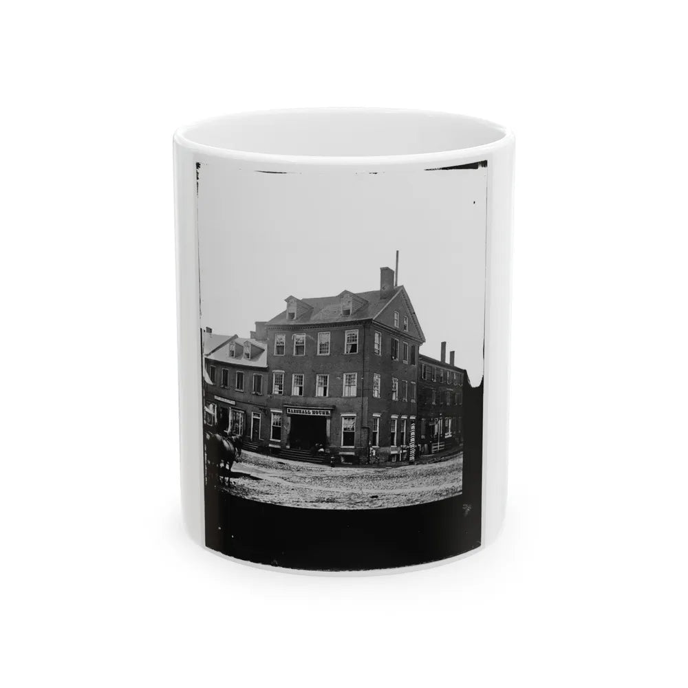 Alexandria, Virginia. Marshall House (U.S. Civil War) White Coffee Mug-11oz-Go Mug Yourself