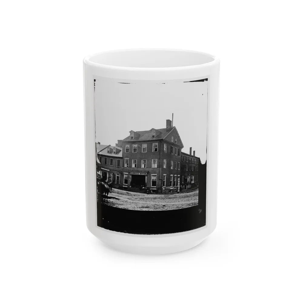 Alexandria, Virginia. Marshall House (U.S. Civil War) White Coffee Mug-15oz-Go Mug Yourself