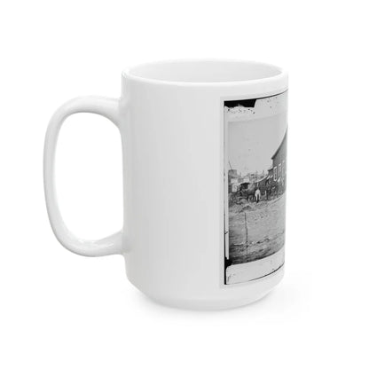 Alexandria, Virginia. Sanitary Commission Lodge (U.S. Civil War) White Coffee Mug-Go Mug Yourself