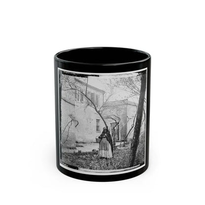 Alexandria, Virginia. Slave Pen. Exterior View (U.S. Civil War) Black Coffee Mug-11oz-Go Mug Yourself