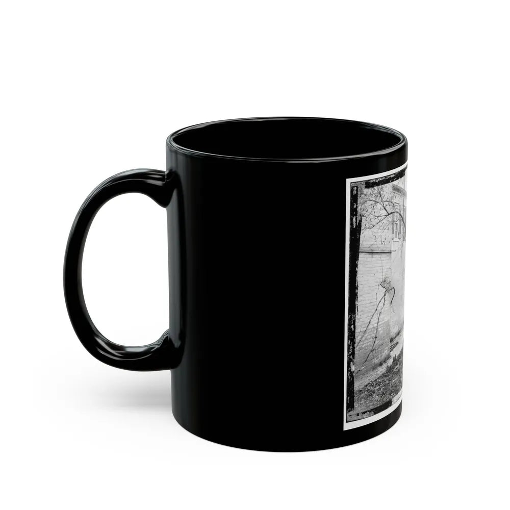 Alexandria, Virginia. Slave Pen. Exterior View (U.S. Civil War) Black Coffee Mug-Go Mug Yourself