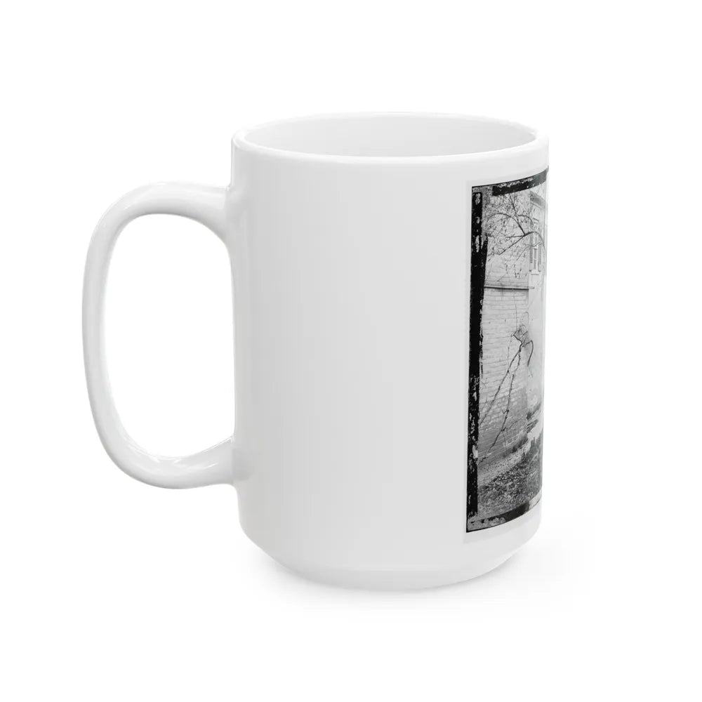 Alexandria, Virginia. Slave Pen. Exterior View (U.S. Civil War) White Coffee Mug-Go Mug Yourself